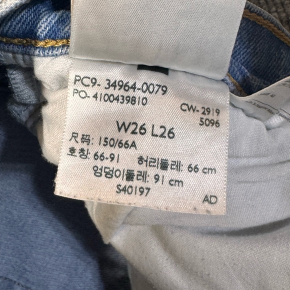 Levi’s Wedgie Straight Jeans 26/26 - Picture 5 of 9